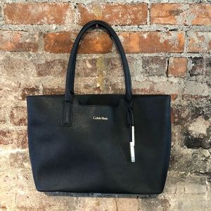 Calvin Klein Saffiano Leather Tote